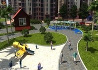 Υπαίθριος εξοπλισμός διασκέδασης θεματικών πάρκων παιδικών χαρών Aqua παιδιών πολυτέλειας